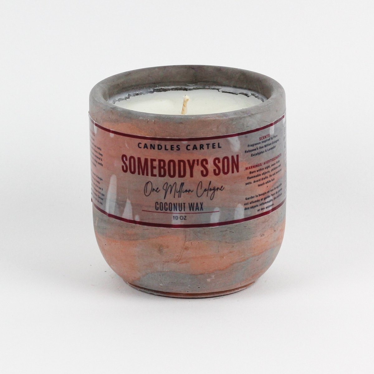 one million cologne candle