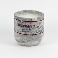 Thumbnail for Sweater Weather Candle Coconut Wax With Clear Jar And Crackling Wooden Wick