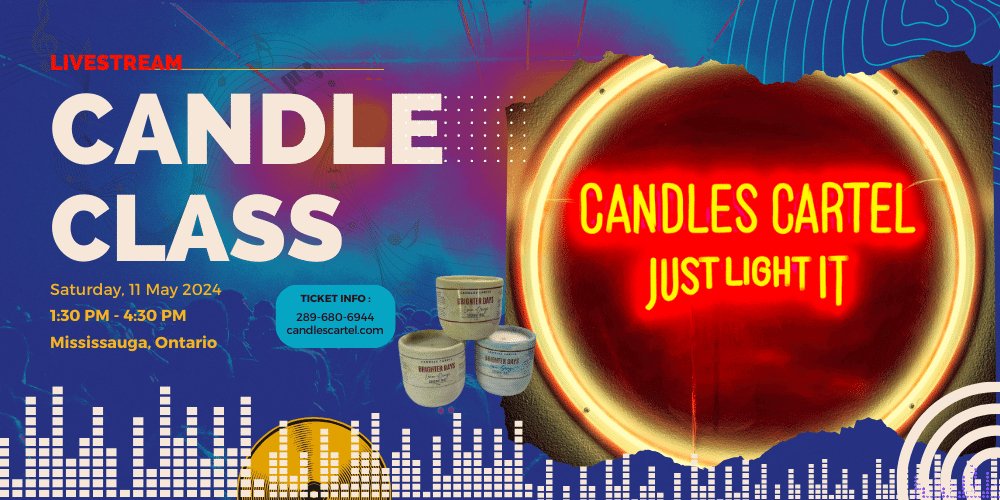 Candle Making Class Tickets - Candles Cartel