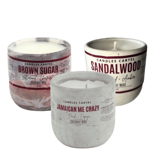 Zen Candle Combo: Scented🕯️ Peace – Candles Cartel