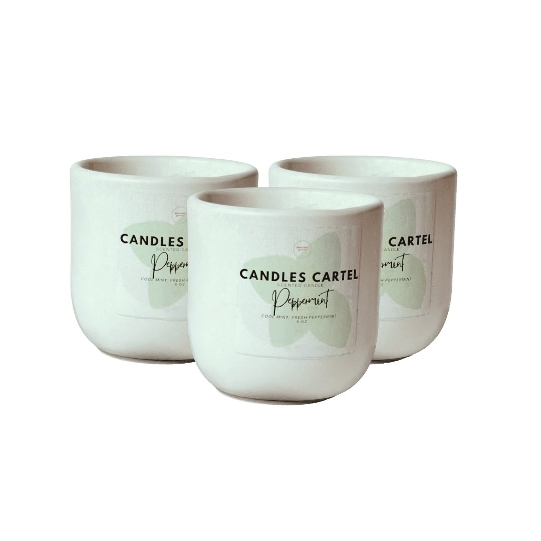 Peppermint Candle - Candles Cartel