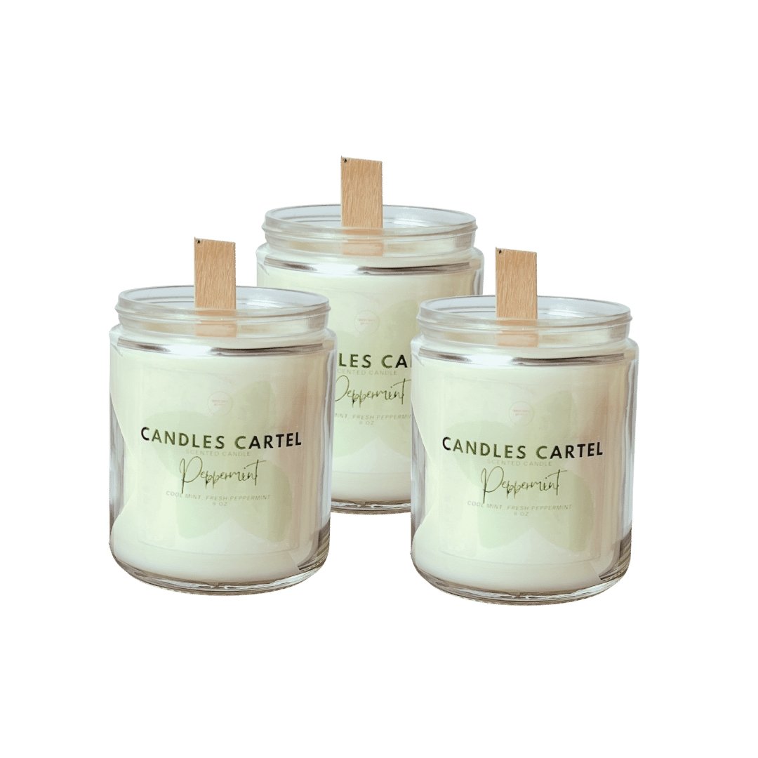 Peppermint Candle - Candles Cartel
