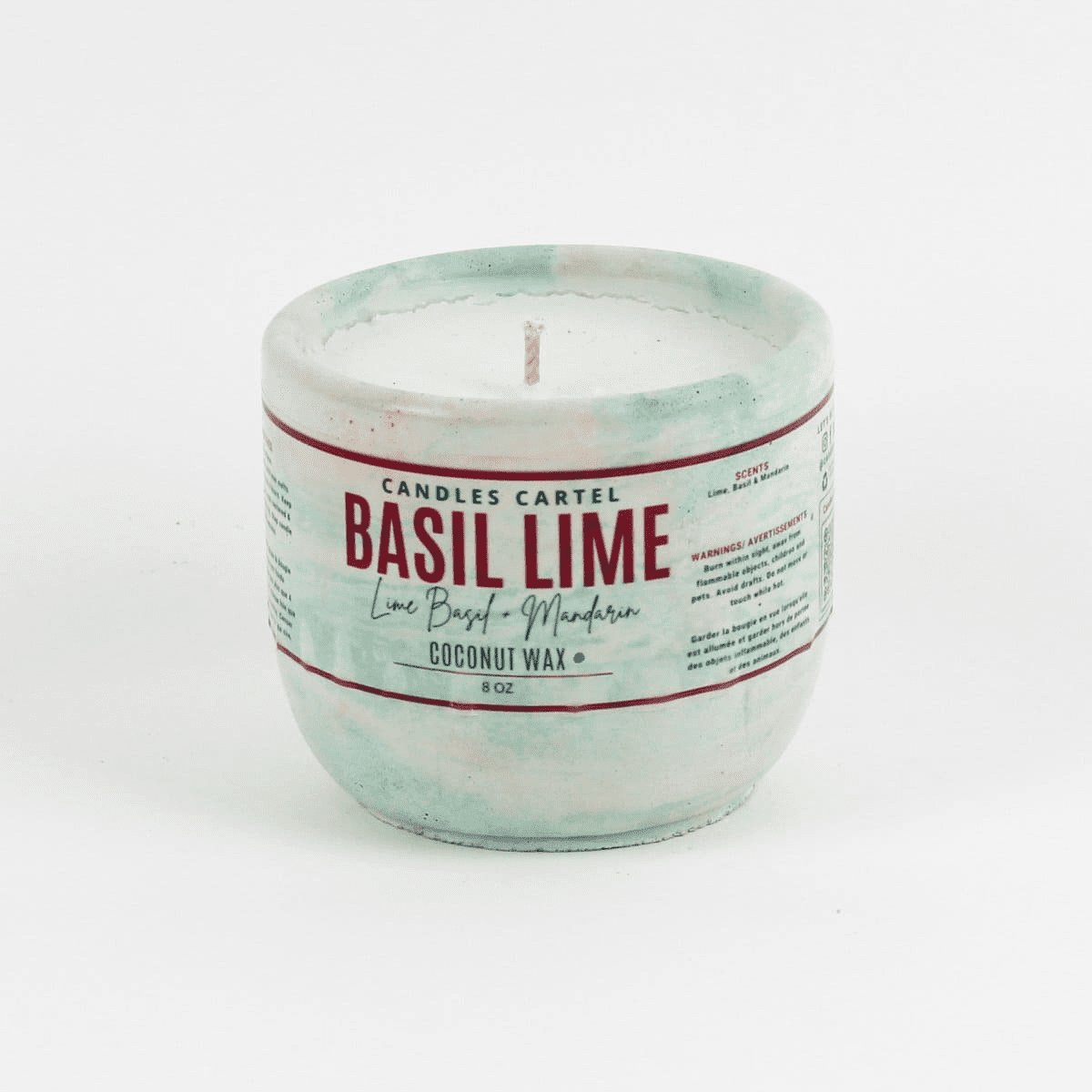 basil and lime candle