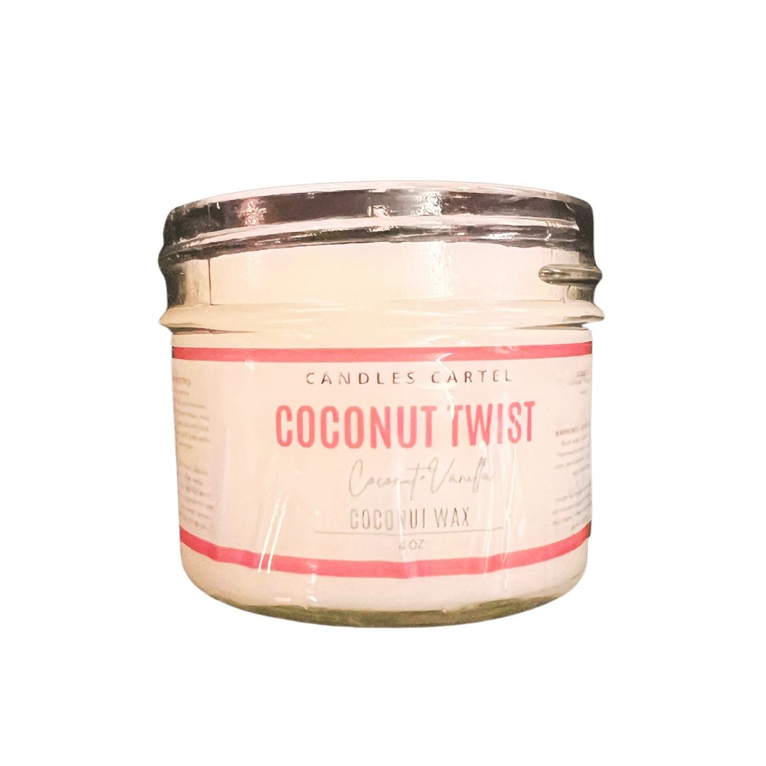 Coconut Twist Candle - Candles Cartel